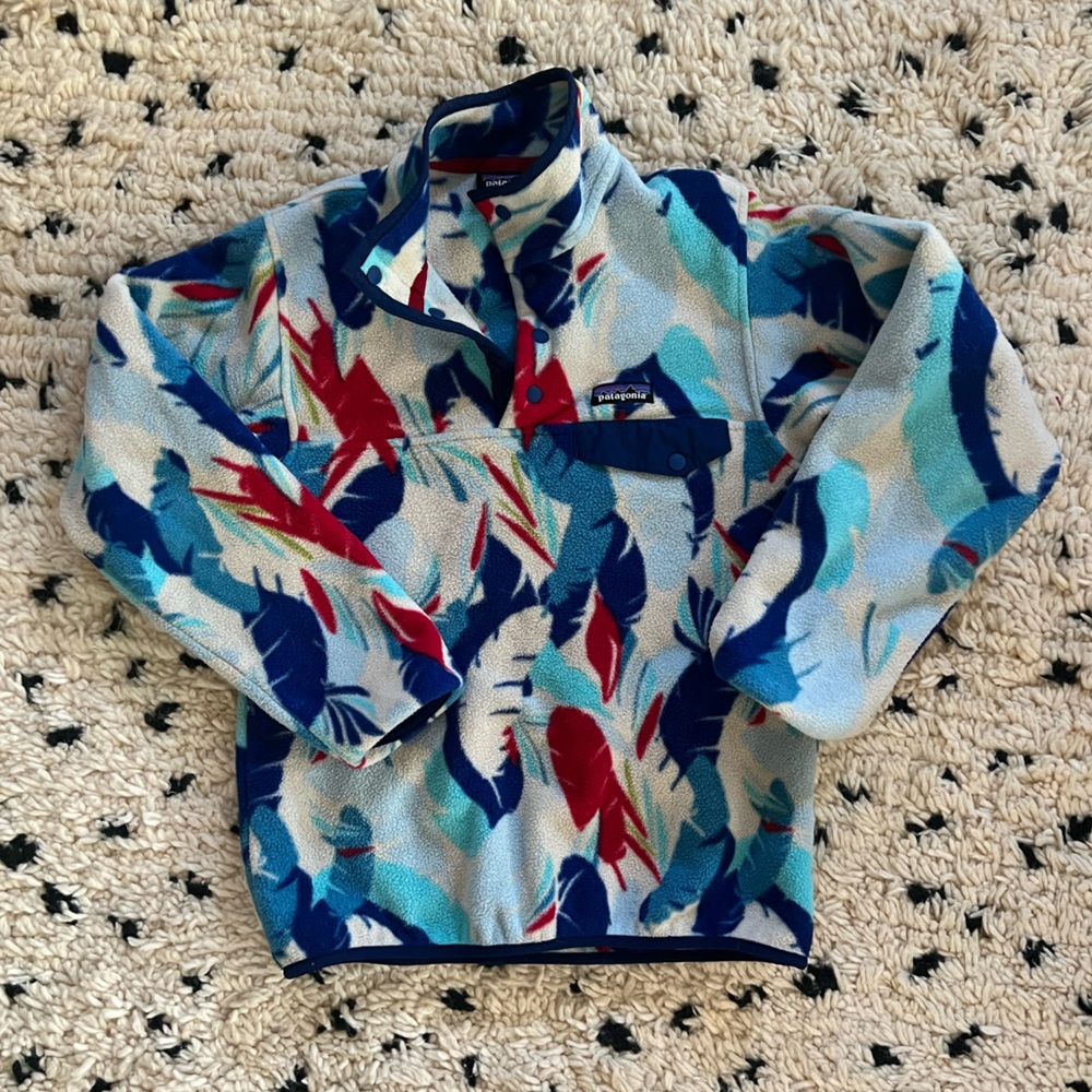 Patterned, Colorful Patagonia Snap-T Pocket Pullover